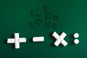 This Image Showing four Basic Arithmetic Operators