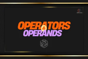 This image is about operators and operands